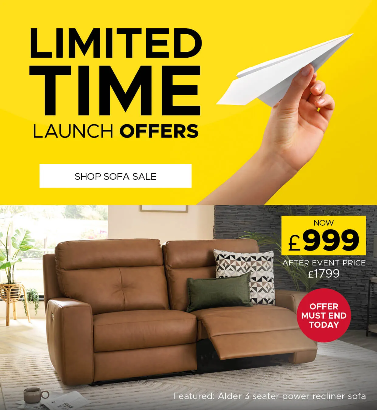 Limited time launch offers